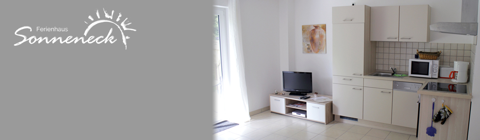 Küchenecke mit Fernsehbereich